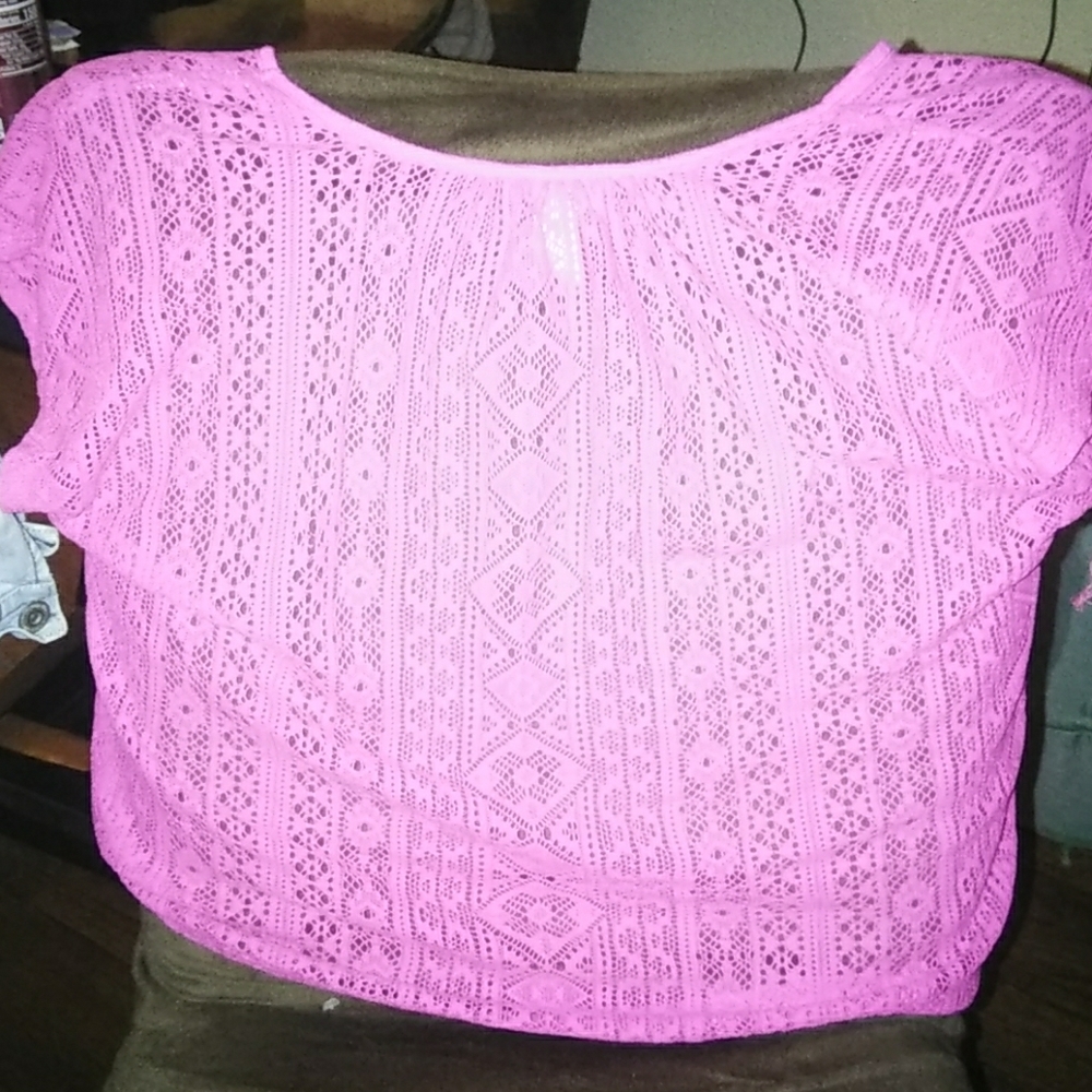 Lace crop top
